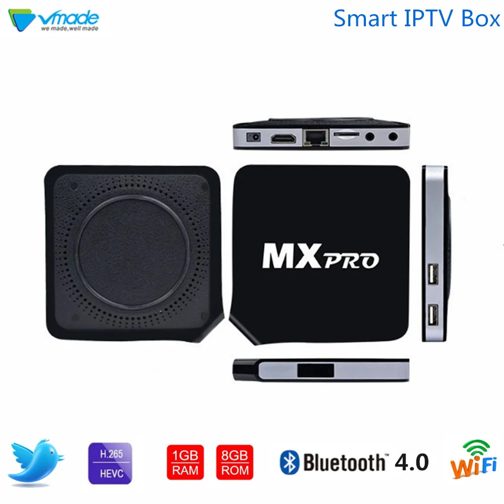 

Vmade Android 6.0 Amlogic S905X Quad Core Smart TV Box 1G 8GB HD 4K H.265/HEVC 3D WIFI 5G Wireless Router Media Player Receiver