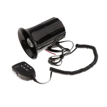 Отличная производительность 12V автомобиль рога для мотоцикла 6 звуковая сирена с MIC 50W