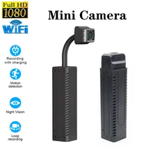 

HD 1080p Mini Camera Wide Angle Night Vision Smart Portable Small WiFi Wireless Surveillance Network Recording Camcorder