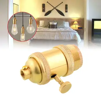 

Vintage Retro Antique Style Edison E26/E27 Brass Lamp Light Bulb Holder