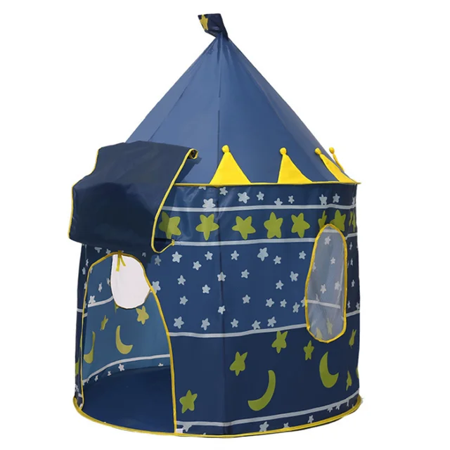 Portable Tent Pool Tipi Tent Infant Children Games Play Tent Princess Prince Room Funny Zone Indoor Outdoor Playhouse Castle Toy