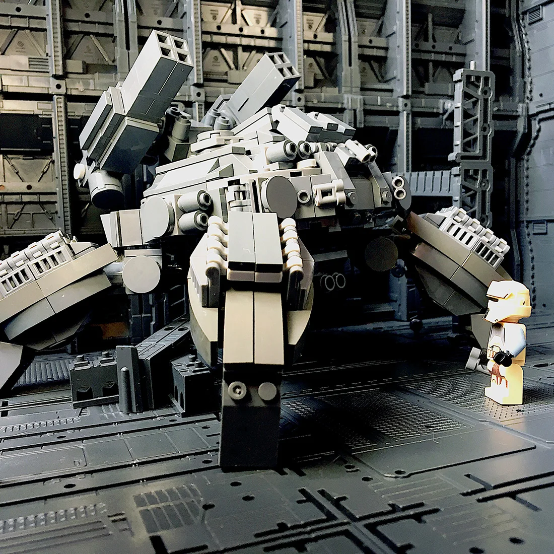 700 шт. стебель MOC четырехногий мех Краб кирпичная модель Маленькая частица строительные блоки Обучающий набор игрушек строительство и строительство