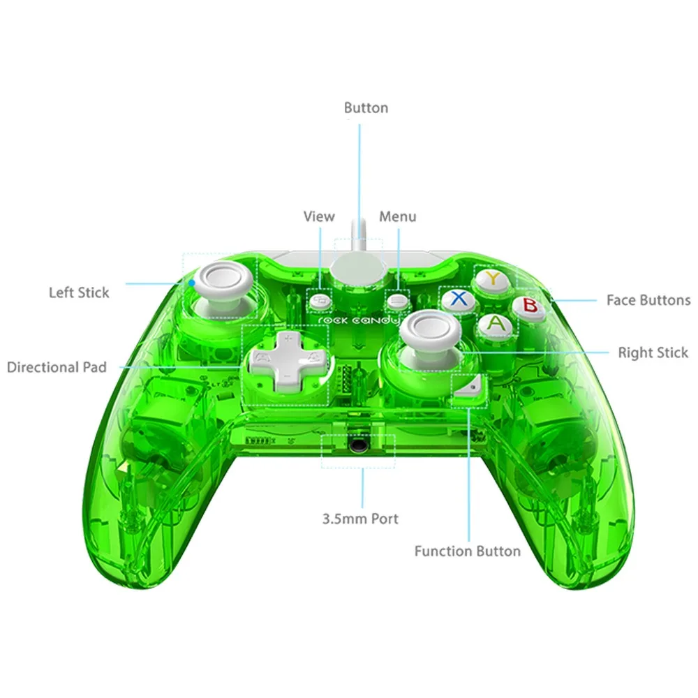 Проводной контроллер для xbox ONE для xbox One тонкий геймпад джойстики Поддержка Windows PC