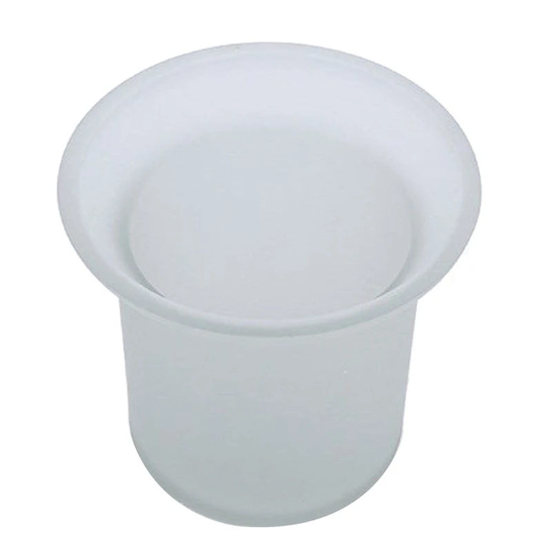 1 Toilet Brush and Holder Wall Mounted Stainless Holder for Office Home Bathroom