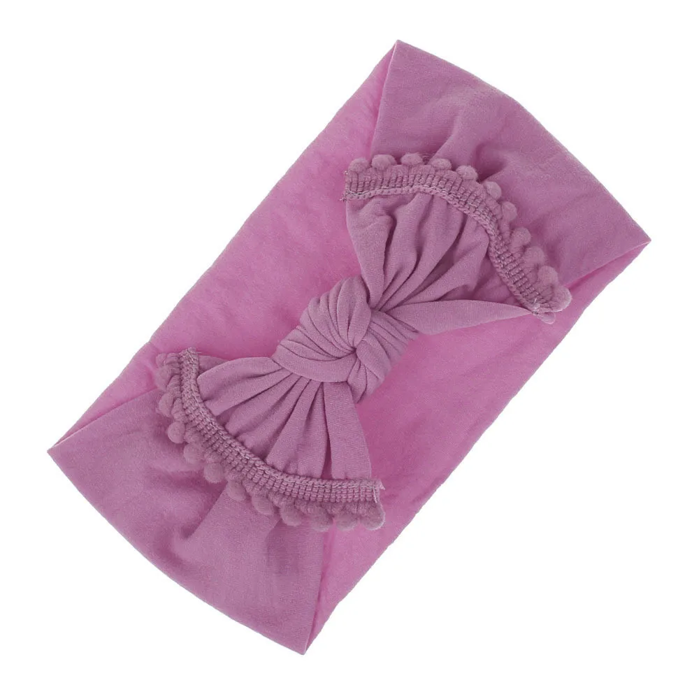 new baby headband Infant hair accessories Baby Toddler Infant Bowknot Headband Stretch Headwear Gift Toddlers headwrap