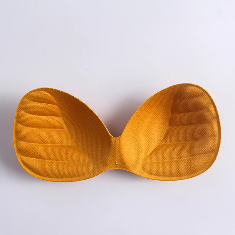 1Pair New Arrival Body-fitted Design Women Swimsuit Sponge Pad Insert Breast Bra Pad Push Up Padded Inserts Chest Invisible Pad