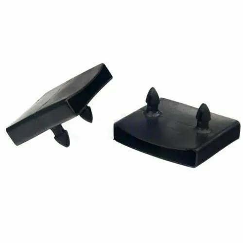20PCS Plastic Square Replacement Sofa Bed Slat Centre End Caps Holders Black Inner Size 9mm x 53mm 55mm 62mm