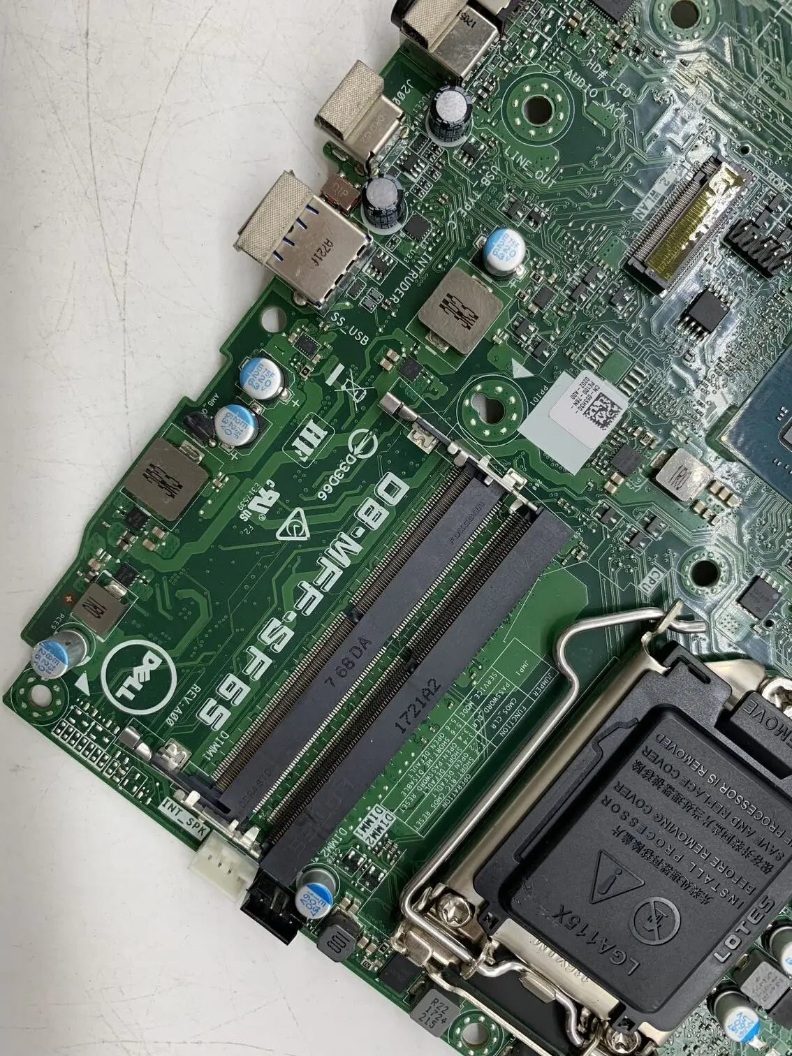 Для Dell 3050M 5050M 7050M D8-MFF-SF65 материнская плата 782GW 55H3G JP3NX 1151 оригинальная подержанная материнская плата