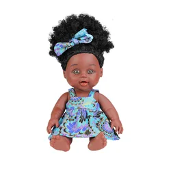 Nathaniel10 – poupée en silicone pour nouveau né, simulation africaine, 10 pouces 
