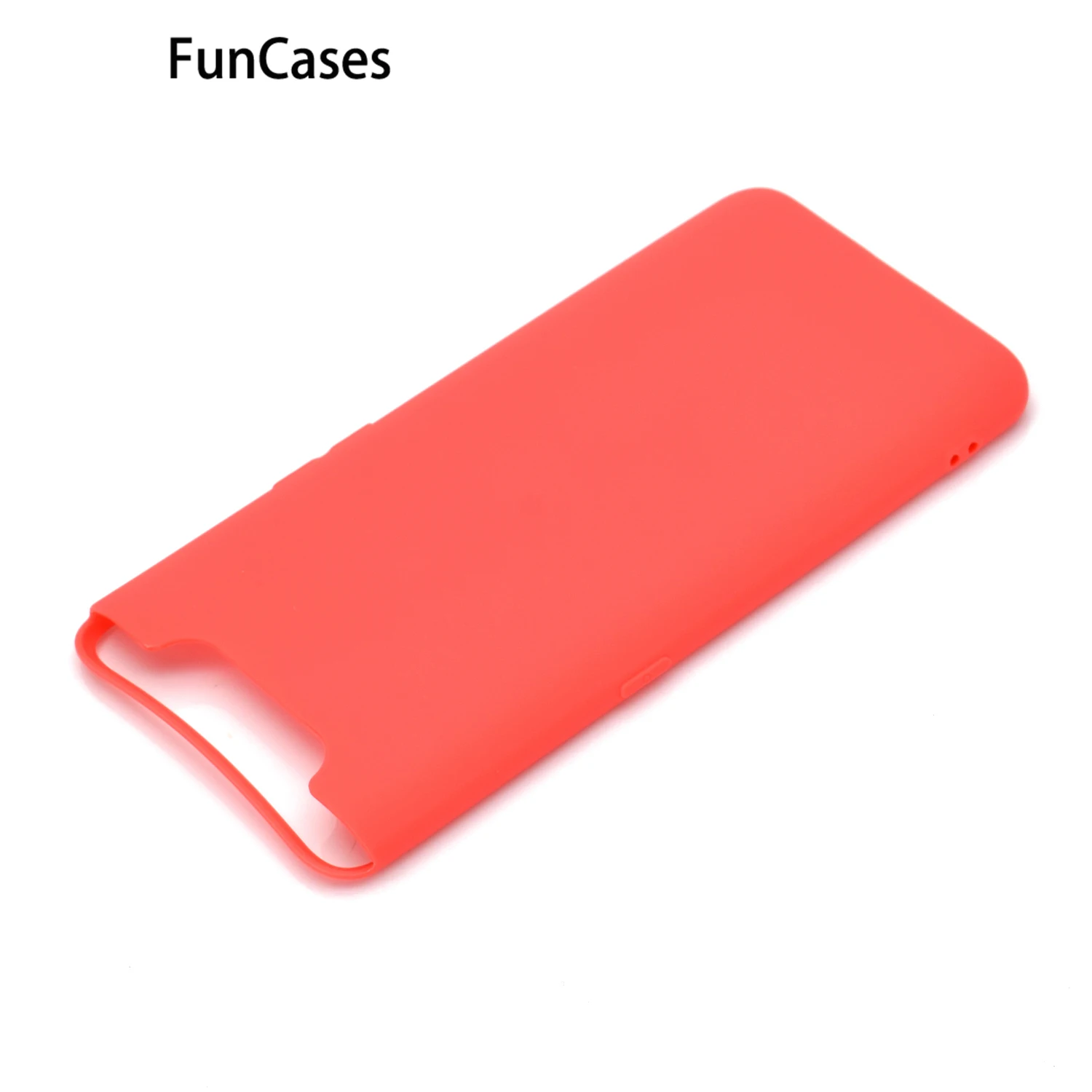 A80 A90 красные мягкие силиконовые чехлы для телефона samsung милый чехол Galaxy etui