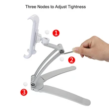 Новая кухонная подставка-держатель для планшета Настольный держатель рецепта кронштейн Регулируемая рукоятка для планшета 5-10,5 дюймов 999