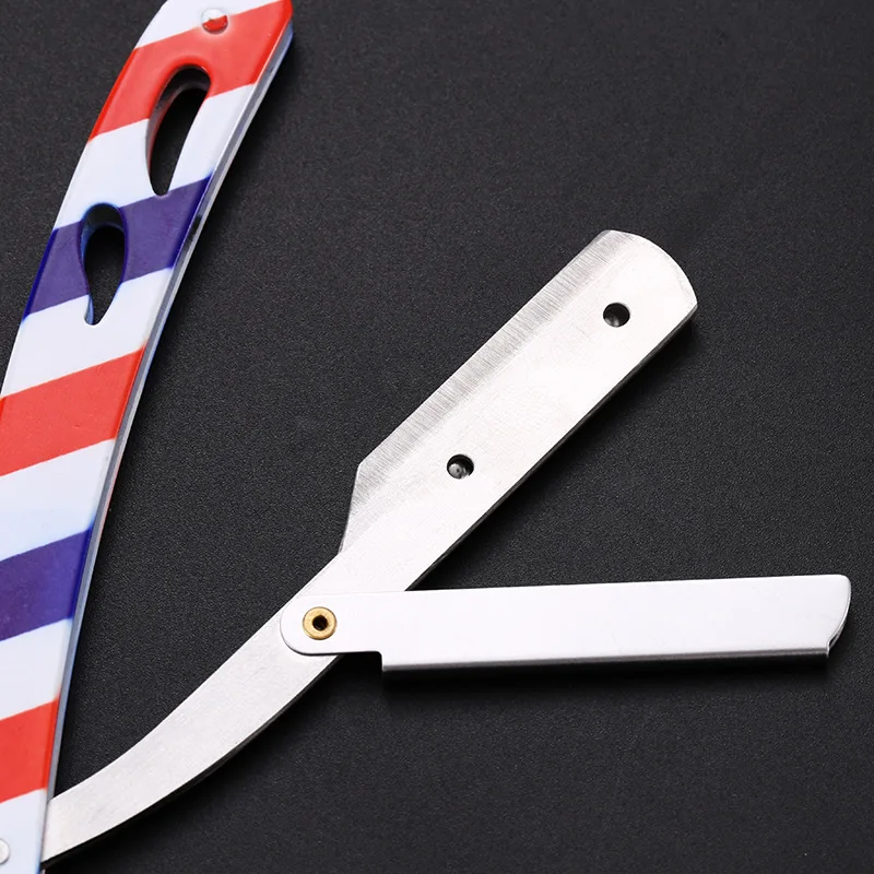 All Steel old fashioned Manual Razor Shaving Knife Hairdressing Scraper Haircut Razor Haircut Knife Shaving Sweat 2