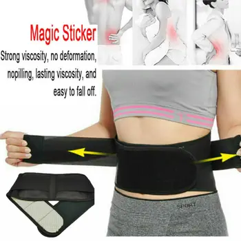 

Waist Support Brace Belt Lower Back Magnetotherapy Pain Relief For Men Women Lumbar Spine Support Brace Magic Belt