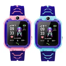 1,44 дюймов сенсорный экран Дети Безопасности Смарт часы gps позиционирования трекер детские электронные часы с камерой для Android iOS
