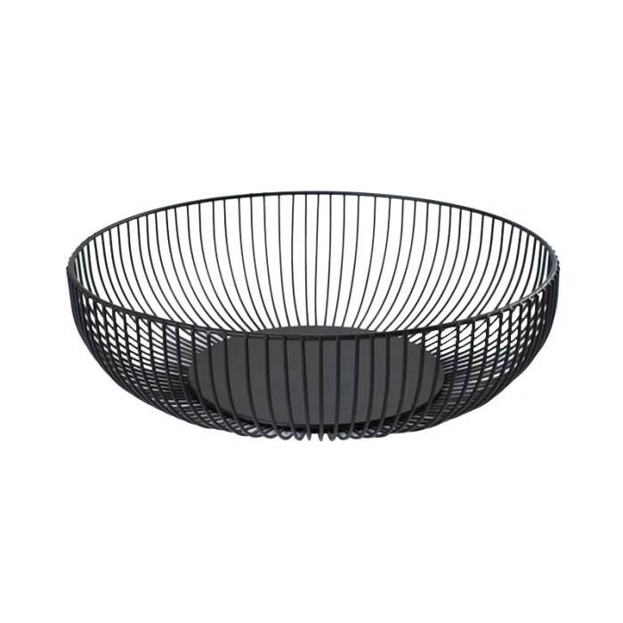 Fruit Holder Vegetable Basket Iron Wire Candy Biscuit Bowls Tray Kitchen Food Storage P7Ding