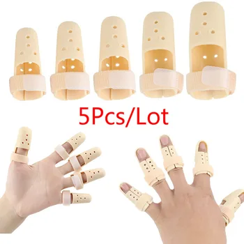 

5Pcs/Lot Finger Injury Support Brace Pain Splint DIP Joint Mallet Protection Plastic Finger Mallet Splint Posture Corrector