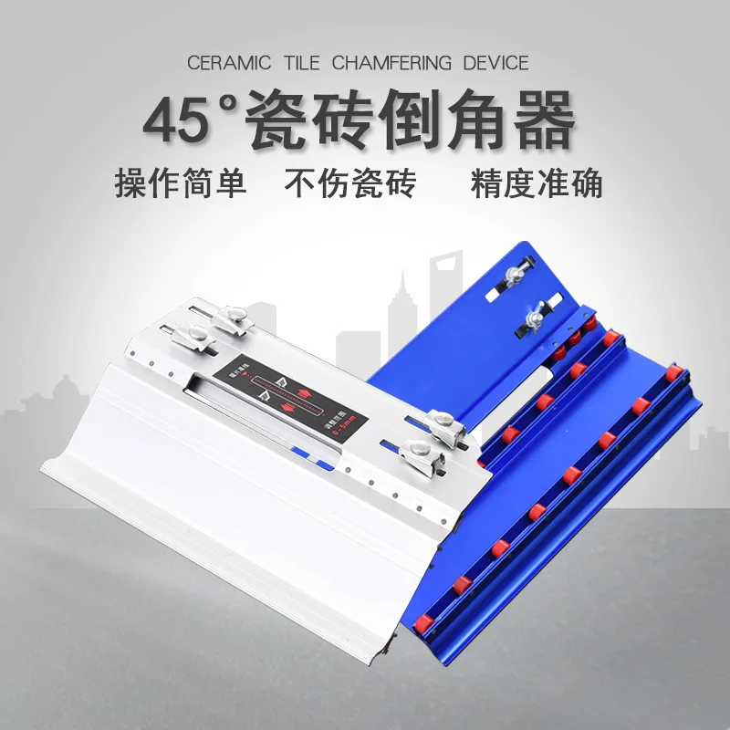 

Tile Chamferer 45-Degree Desktop Marble Cutter-Horn Work Stone Cutting Machine Multi-functional Accessories Manual Chamfering Ma