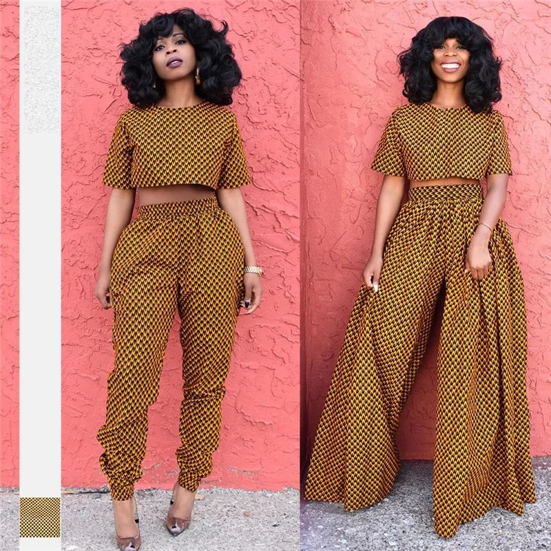 african high waist pants