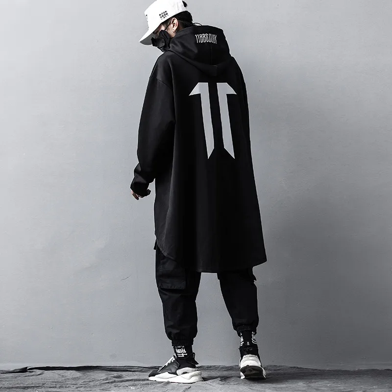 US Size Sweatshirts Men Harajuku Streetwear Long Hoodies Autumn Fashion Casual Hip Hop Male Jacket Oversize Cotton DG419