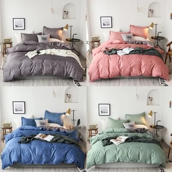 

Bedding Texture Cocoa 3-Piece Set No Bed Sheet Men and Women Comfortable Quilt Cover Pillowcase Multi-Color Simple duvet cover