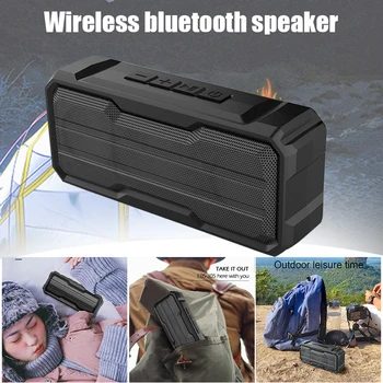 

Portable Wireless Bluetooth Speakers 10W Stereo Sound 15H Working Waterproof for Outdoors Travel Pool Home Party DQ-Drop