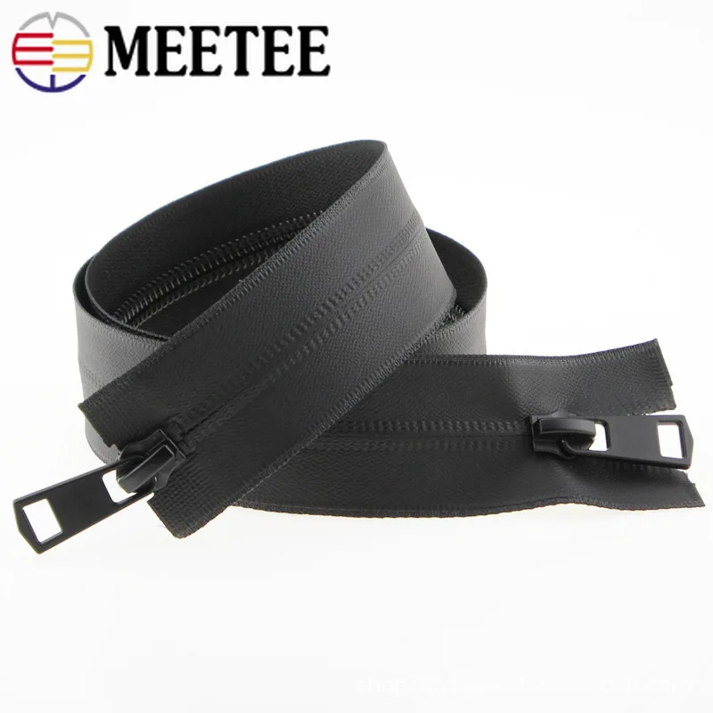 Meetee 2 шт. 20 150 см 5 # нейлоновая невидимая Водонепроницаемая молния с двойной