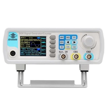 

JDS6600-15M Dual Channel Function Arbitrary Waveform Signal Generator Pulse Signal Source Frequency Meter UK Plug