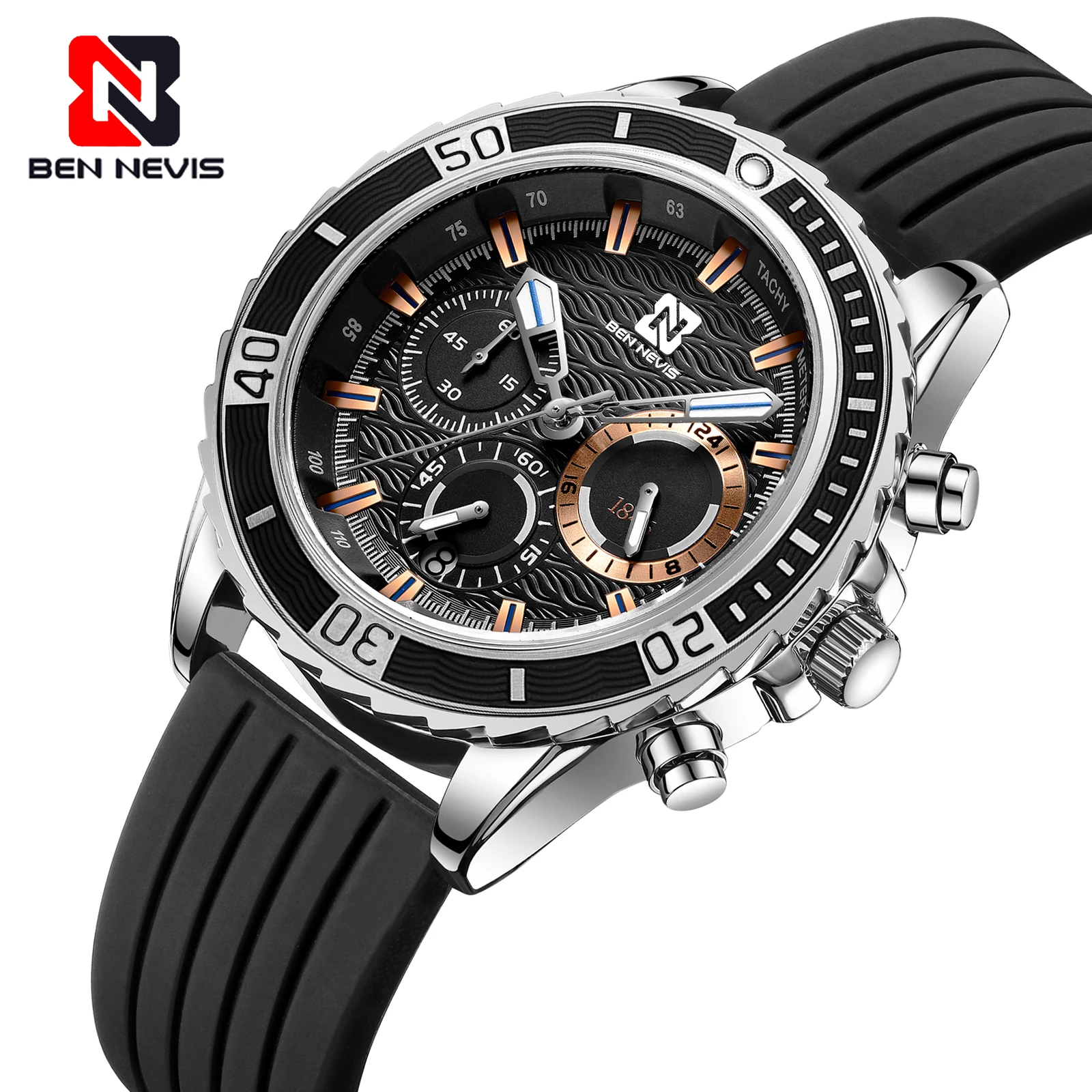 

Ben Nevis Fashion Sport Business Quartz Watch For Men luxury Wristwatch Military Watch Male Waterproof Clock relogio masculino