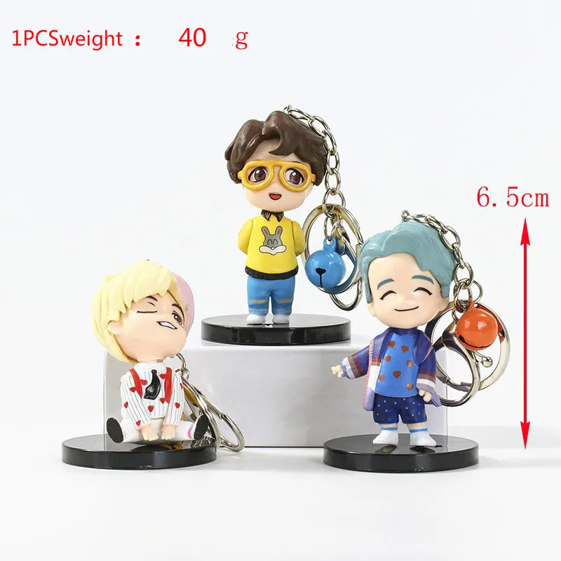 

Junior group key fodding animation around cartoon doll bell pendant pendant pendant.