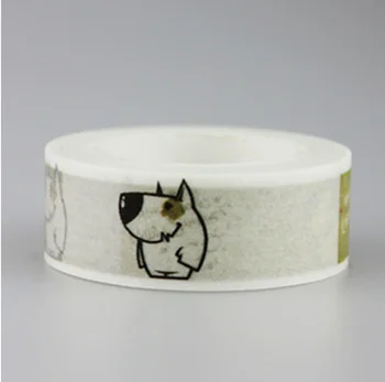 

Happy dog washi masking tape(1lot=10pieces)