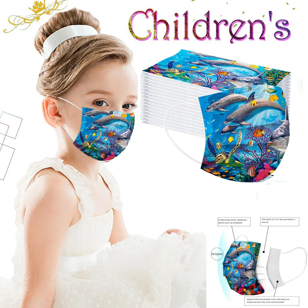 10-100 шт. одноразовый ветрозащитный шарф для детей |