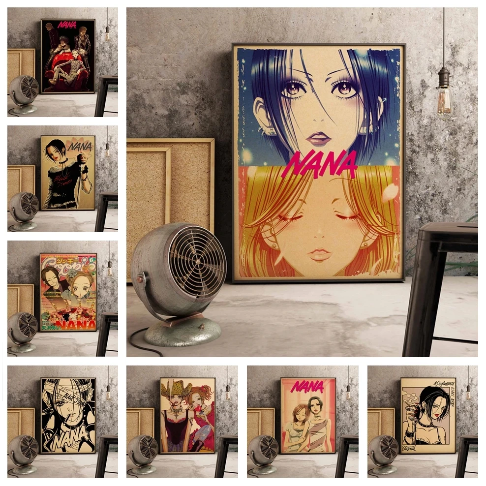 Japanese Cartoon Anime Nana Funny Picture Room Living Bar Coffee House ...