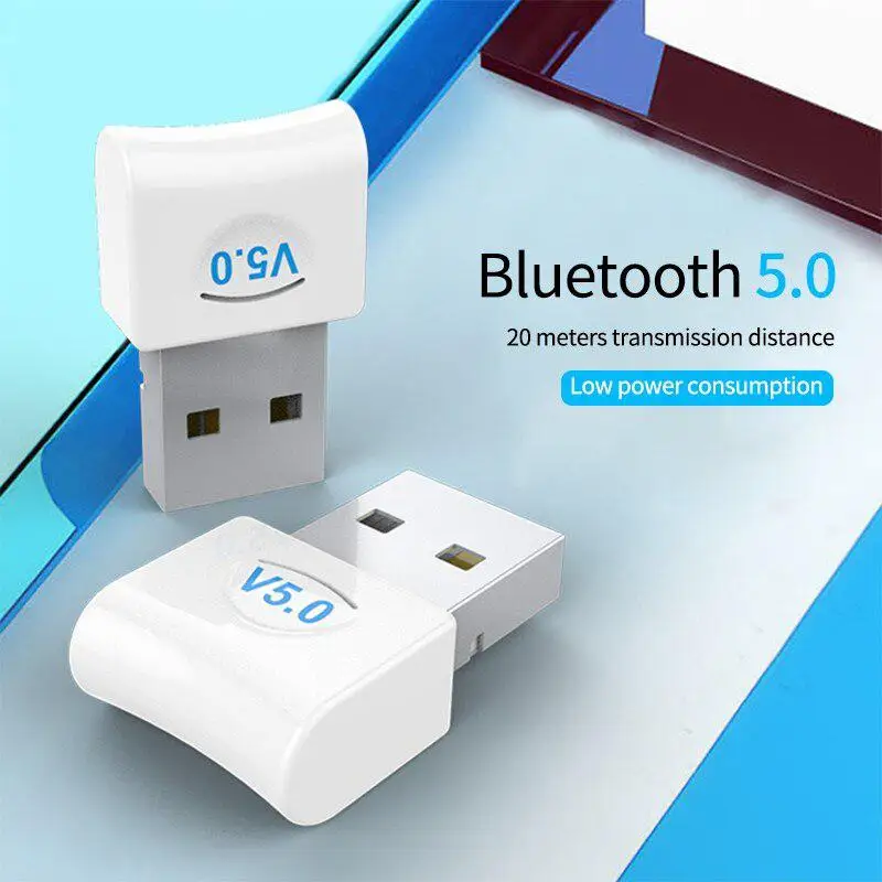 USB bluetooth-адаптер V5.0 для ПК компьютера ноутбука беспроводной музыкальный аудио