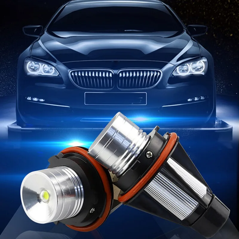 2 шт. E39 5W Подходит для BMW Ангел глаз ошибок Halo Кольцо 6000K белый Rplacement светильник