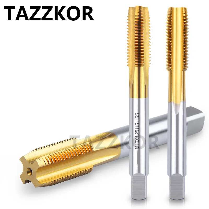 

Taper Fine Tooth Straight Flute Machine Screw Taps And Die Set Silvery Machine Taps For Material Iron Copper Mater For M35 Taps