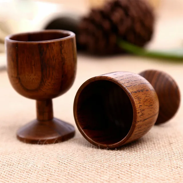 Wooden Big Belly Cups Handmade Natural Spruce Wood Cups – NILE