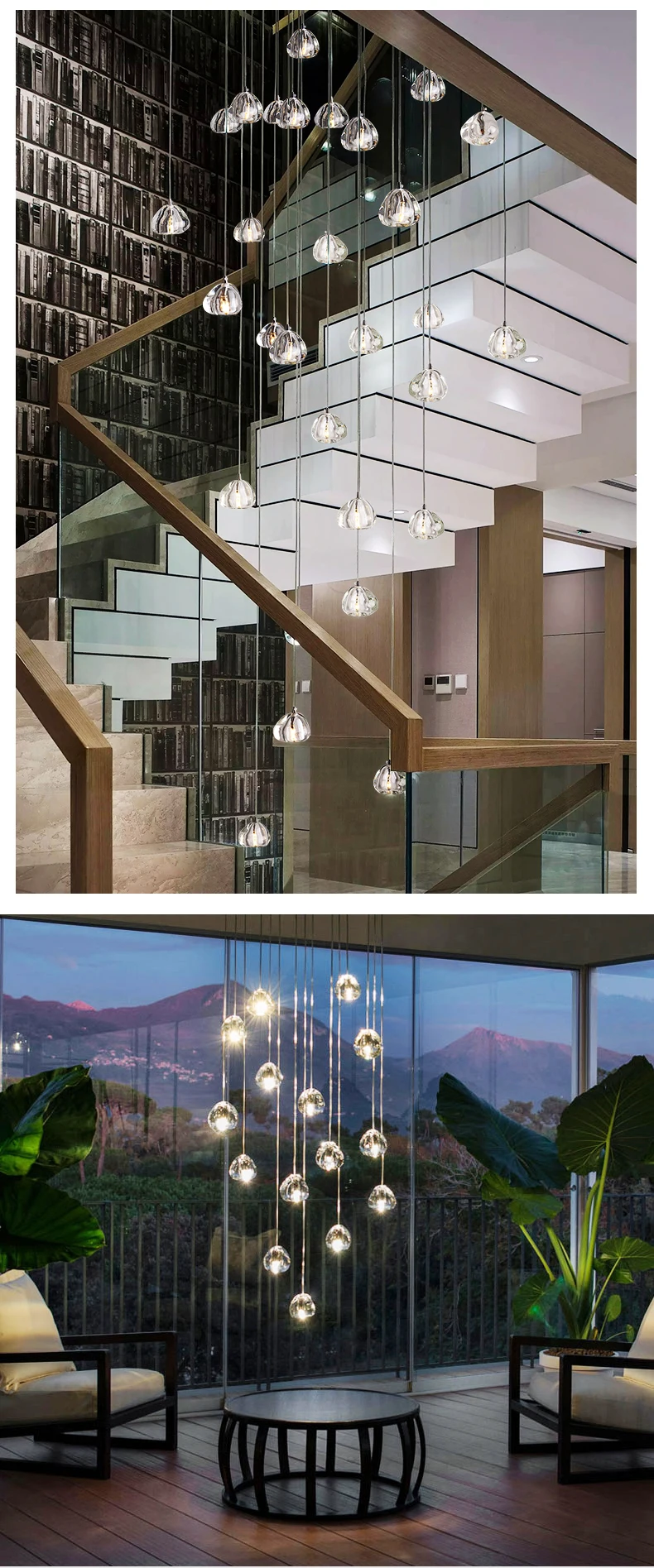 Sage Mod Chandelier