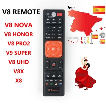 

Remote Control for gtmedia V7s HD Satellite TV receiver support Receptor freesat V7 hd V7 PLUS V8 NOVA V8 UHD G1 G2 G3