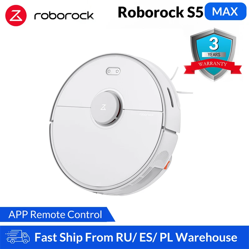 Робот пылесос Roborock S5 Max Xiao mi для дома умный подметальный робот уборщик