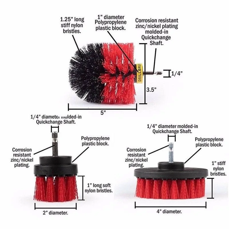 [Прямая поставка от производителя] электрическая насадка в виде щетки Чистка шин кухонная плитка многофункциональная электрическая дрель щетка