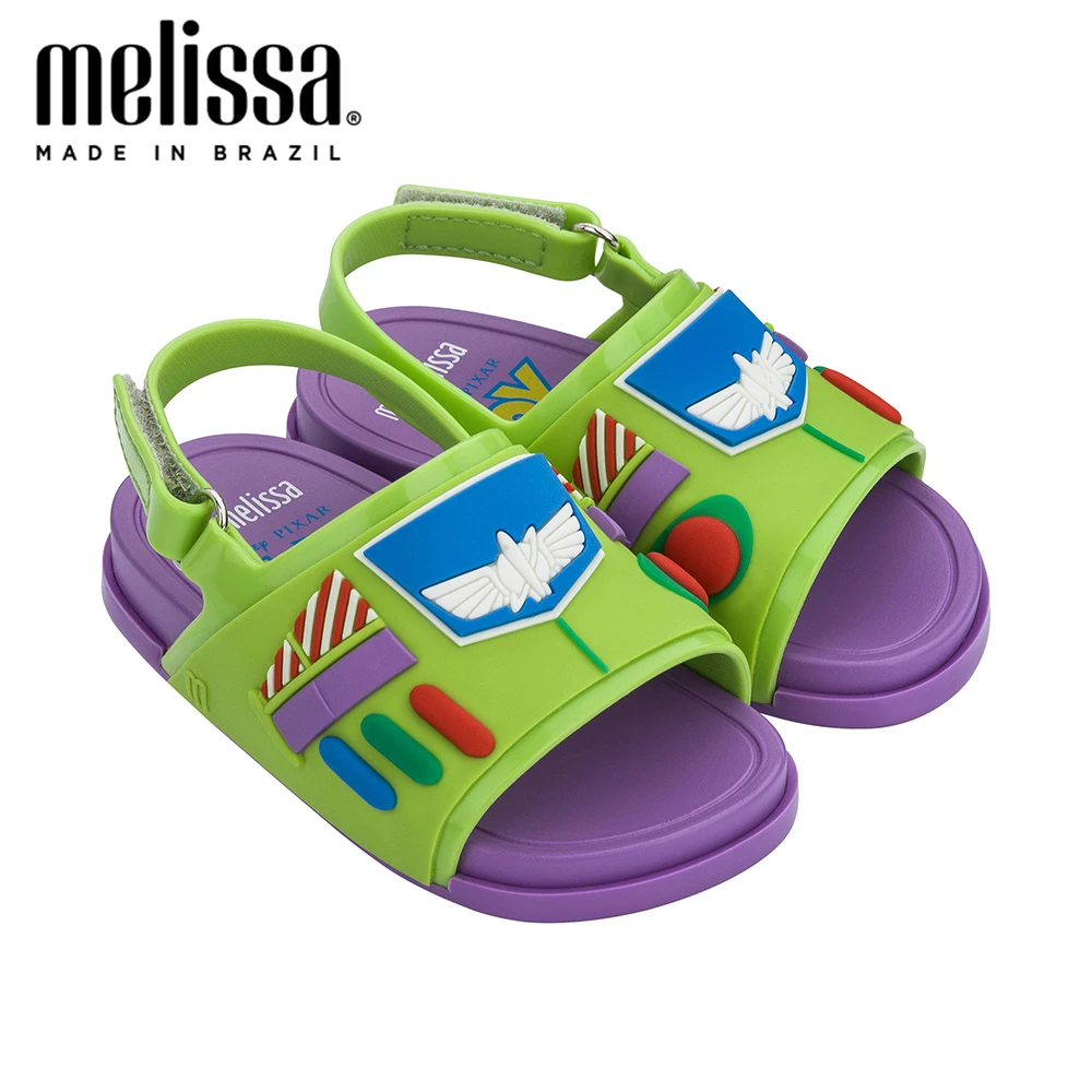 Мини-сандалии Melissa для мальчиков летние пляжные сандалии-желе с надписью История