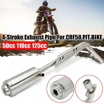 

Motocycle 4 Stroke Muffler Exhaust Pipe System For Honda CRF50 DIRT PIT BIKE 50cc 110cc 125cc