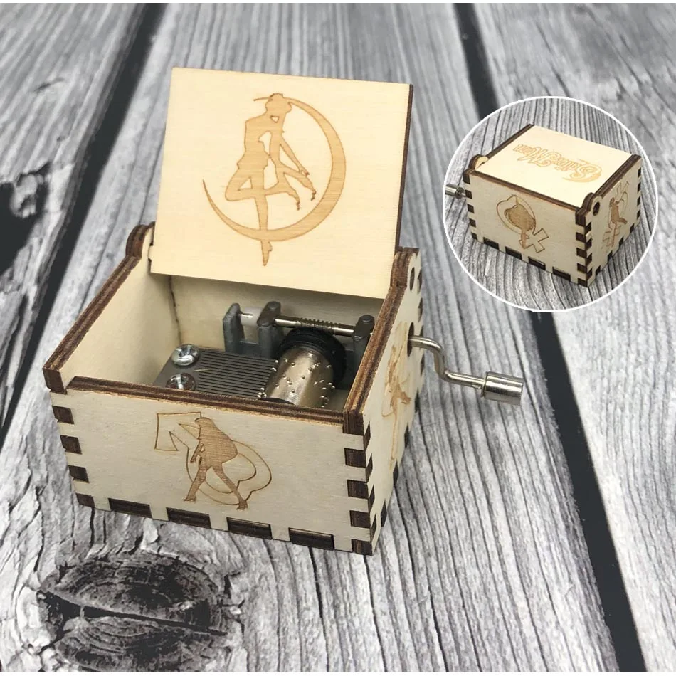 Сейлор Мун коробка деревянная рука коленчатая Игра престолов Звездные войны La la