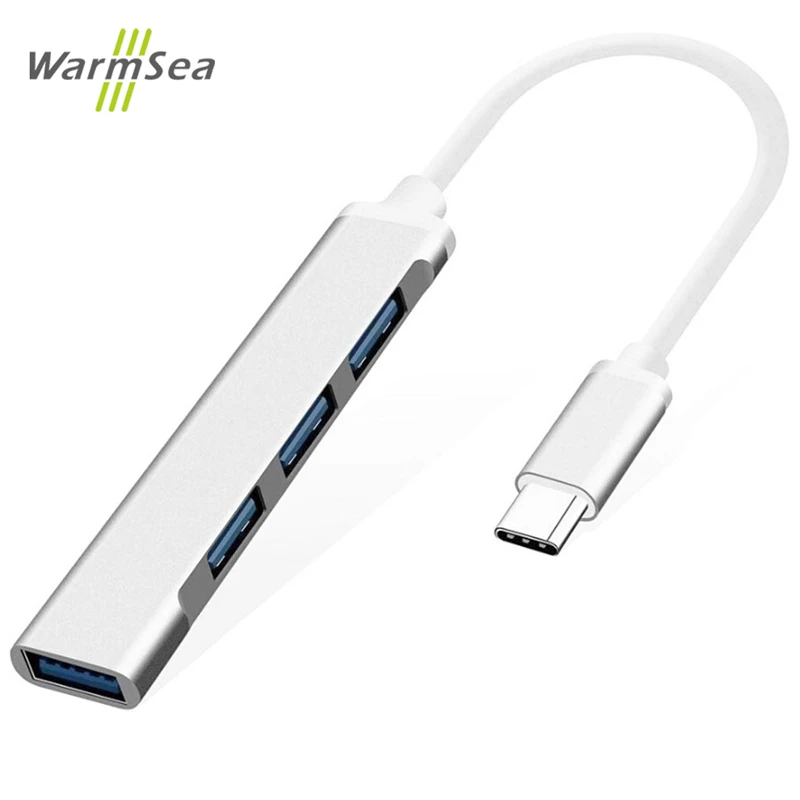 

4 in 1 USB 3.0 Hub USB C HUB Type C Adapter USB 3.1 to 4 Ports High-Speed Adapter With 3 USB 2.0 Ports USB 3.0 for Macbook Pro