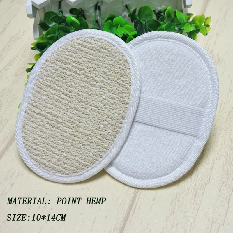 1PCS Natural Loofah Luffa Sponge Body Bath Shower SPA Exfoliator Scrubber Pad Kitchenware Cleaner Dishwashing Loofahs Scrub Pad