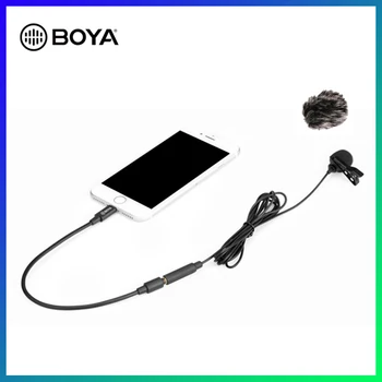 Dual Lavalier Lightning Microphone For Ios Iphone 11 Vlog 20 Ft 6m Boya By M2d Dual