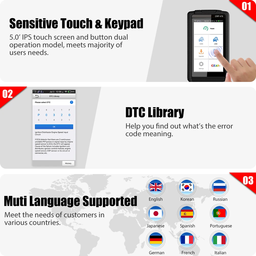 Старт X431 CRP479 OBD2 сканер EPB DPF IMMO Батарея сброса масла OBD2 Авто диагностический сканер PK Старт X431 CRP429C ODB2 OBD 2 код ридер