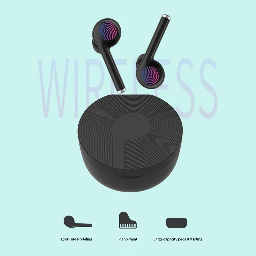 TW40 беспроводной Bluetooth 5,0 наушники с супер басами 6D 3D HiFi стереогарнитура громкой связи вызов Спорт двойные наушники встроенный HD микрофон