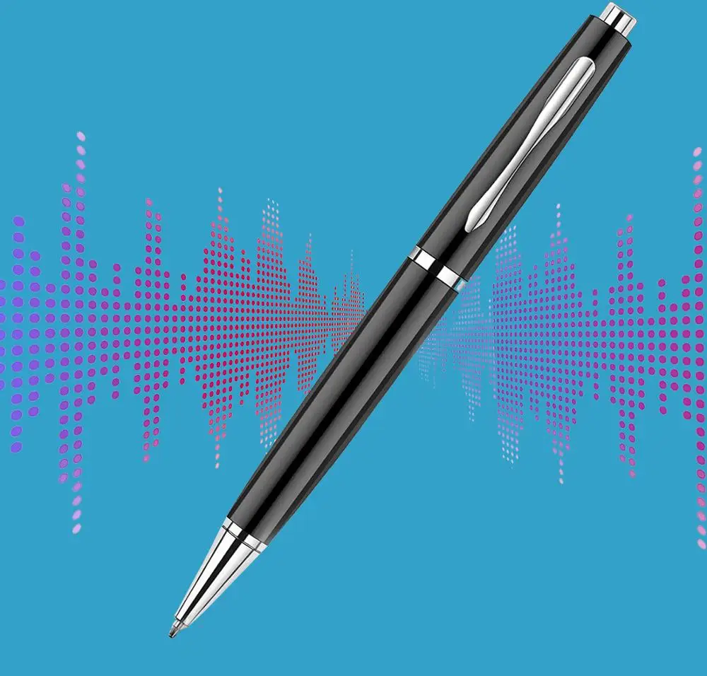 

Professional Voice Recorder Pen V82 8G Portable HD USB Recording HIFI Audio 192Kbps Noise Digital Writing MP3 Small Player