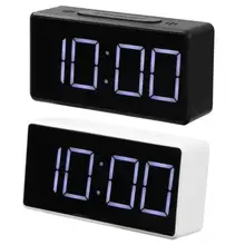 Светодиодный цифровой будильник с usb-портом Повтор Настольные часы, электронные часы украшение дома